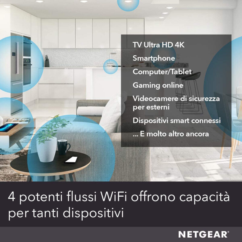 NETGEAR Ripetitore WiFi 6 AX1800