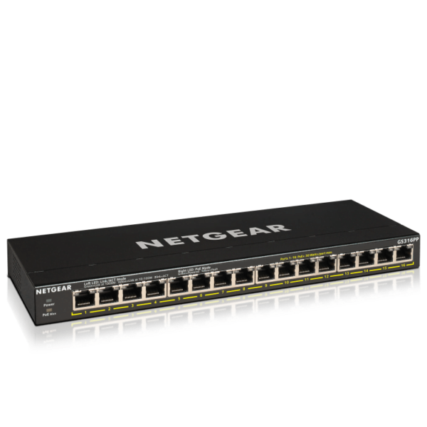 NETGEAR GS316PP Switch Unmanaged