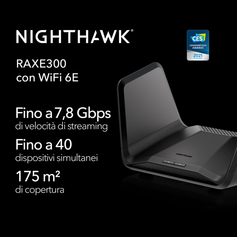 NETGEAR Nighthawk Router WiFi 6E AXE7800